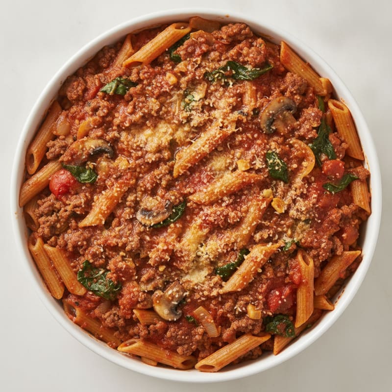 Hearty Beef and Noodle Bake