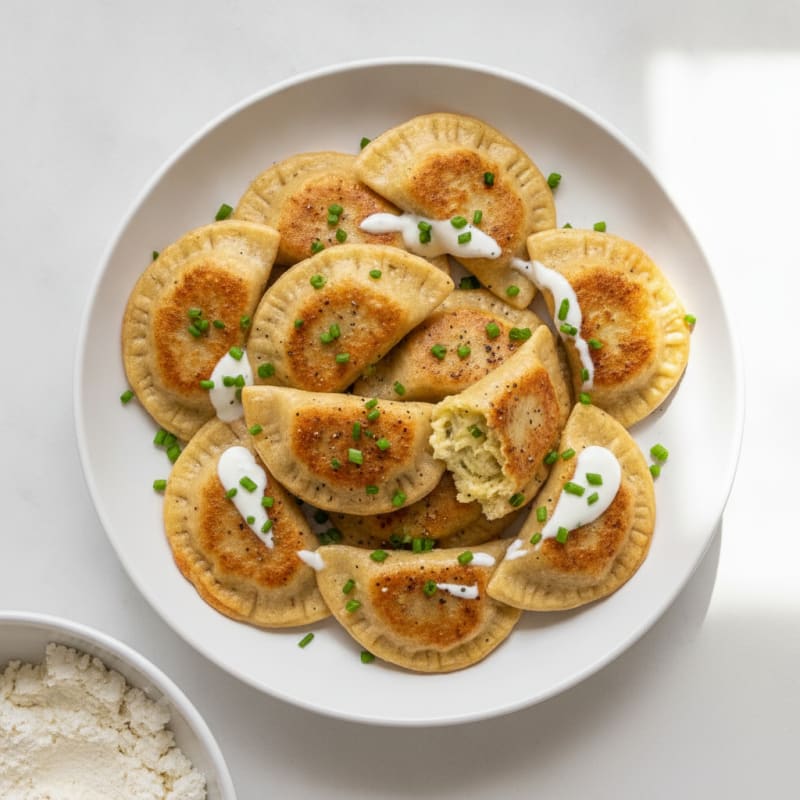 Cottage Cheese and Potato Perogies