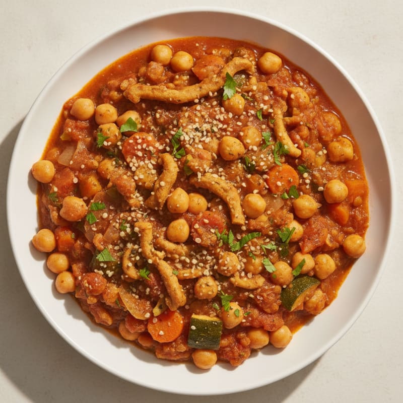 Hearty Chickpea and Vegetable Tagine