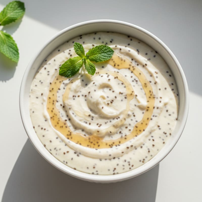 Creamy Vegan Protein Pudding with Chia Seeds