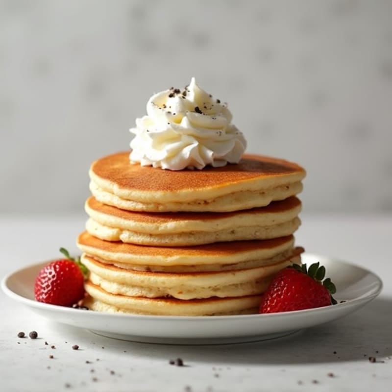 Fluffy High Protein Low Carb Pancakes