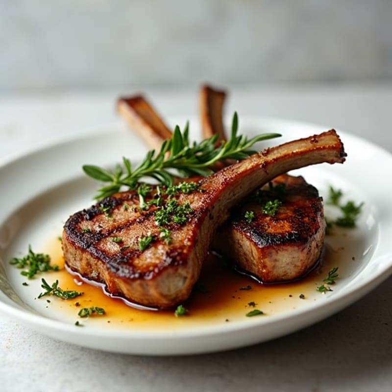 Grilled Herb Lamb Chops