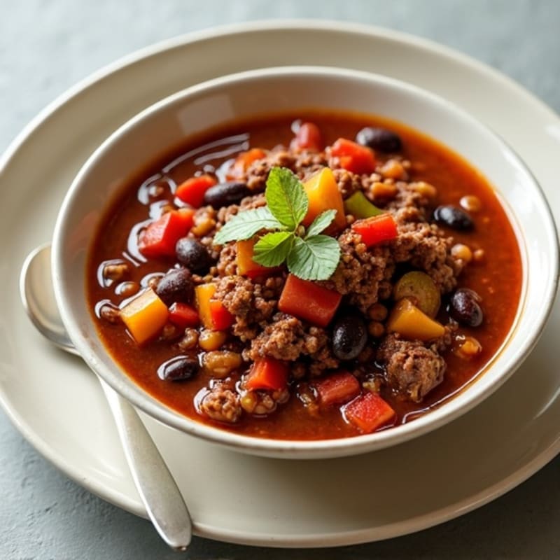 Hearty Lean Beef and Bean Chili
