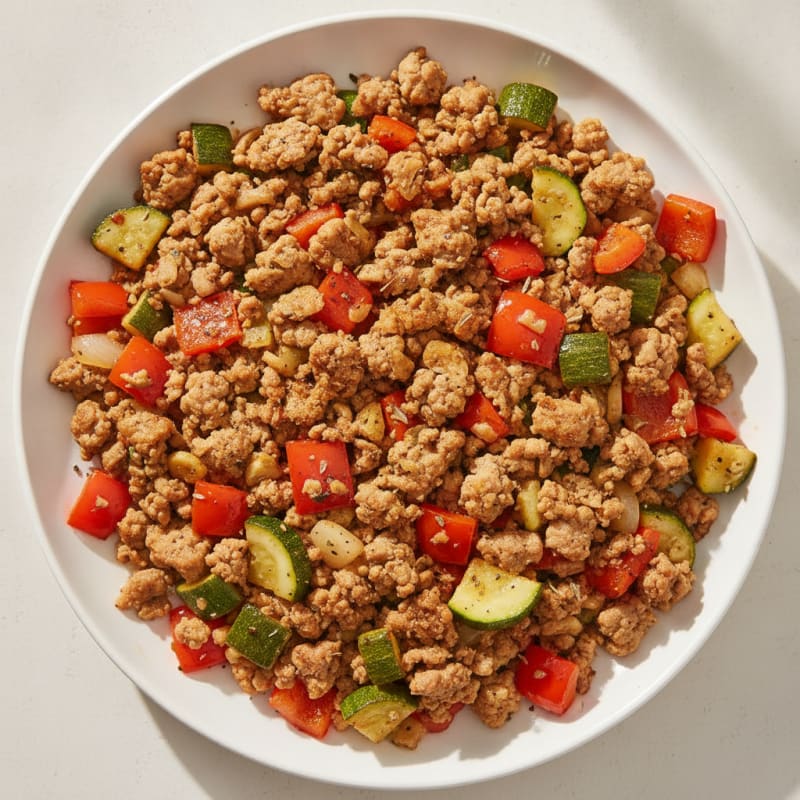 Ground Turkey and Vegetable Skillet
