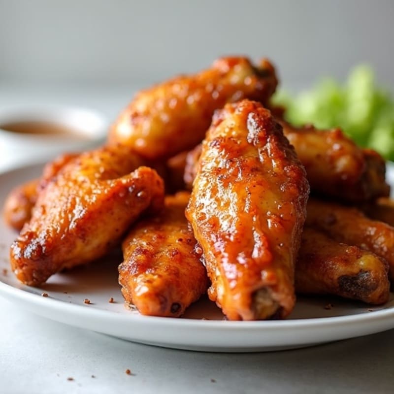 Crispy Honey Glazed Chicken Wings
