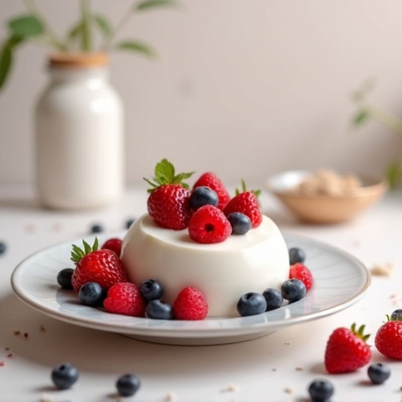Vanilla Protein Yogurt with Berries