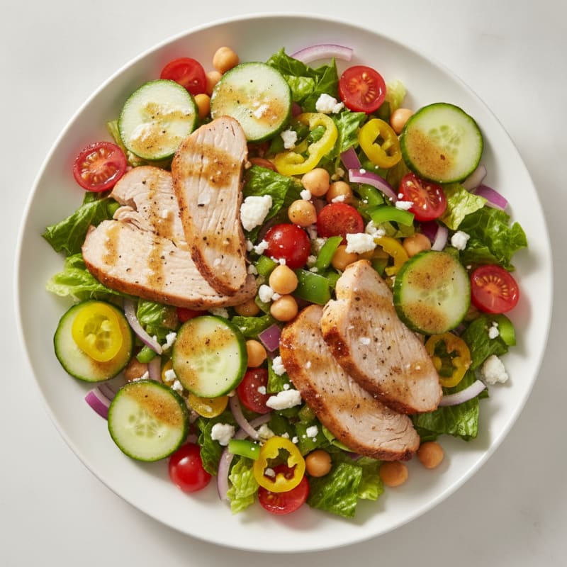 Turkey and Veggie Sub Salad