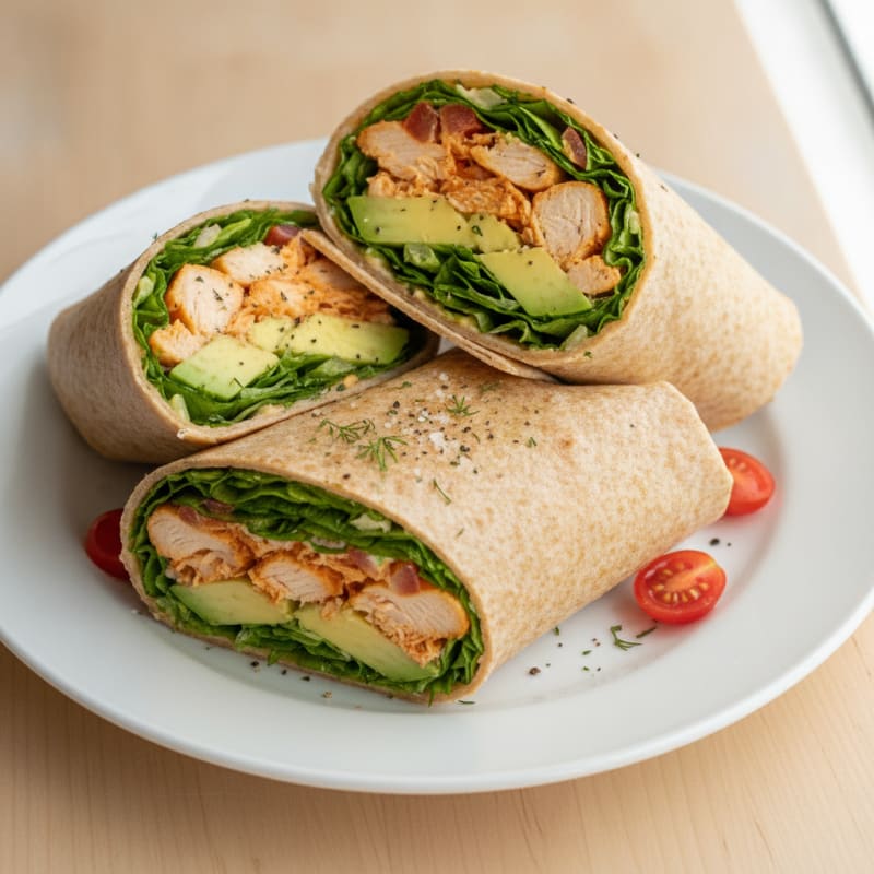 Buffalo Ranch Chicken Wrap