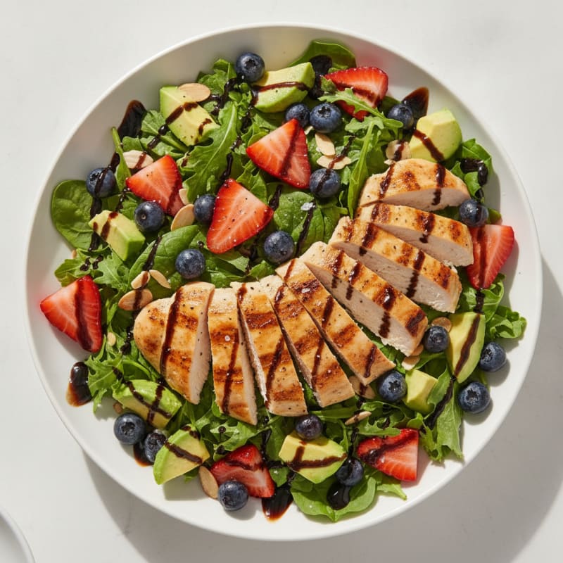Grilled Chicken and Berry Salad