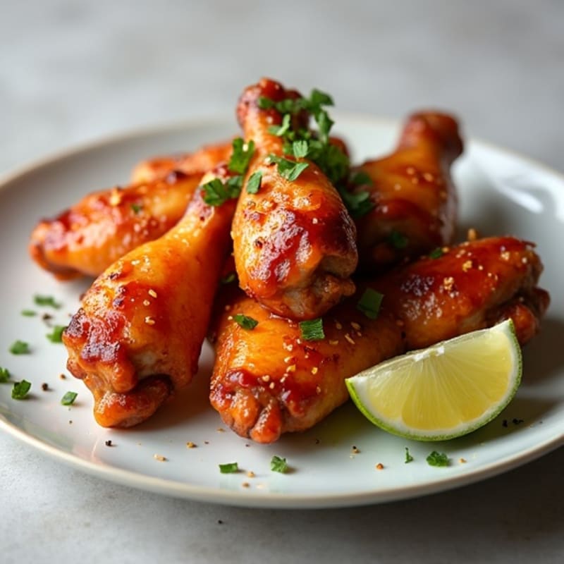 Crispy Honey Glazed Chicken Wings