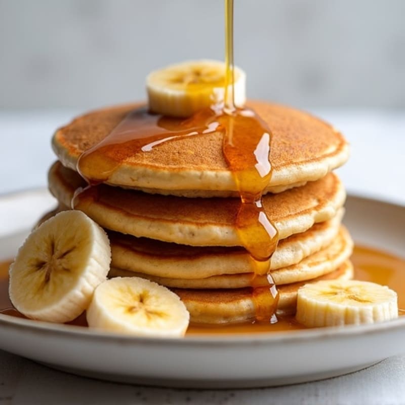 Caramelized Banana Protein Pancakes