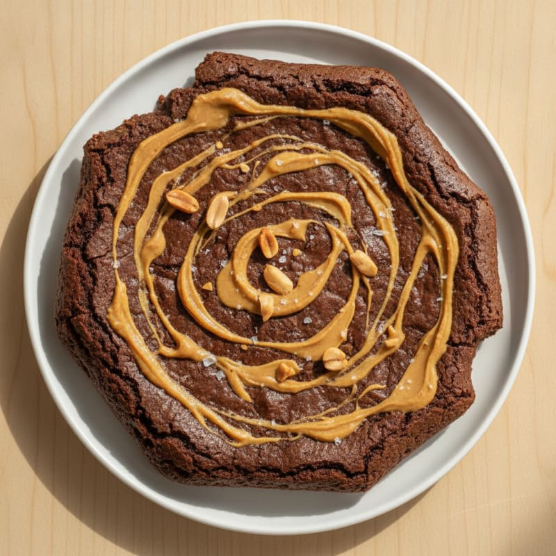 Sweet Potato Peanut Butter Brownies