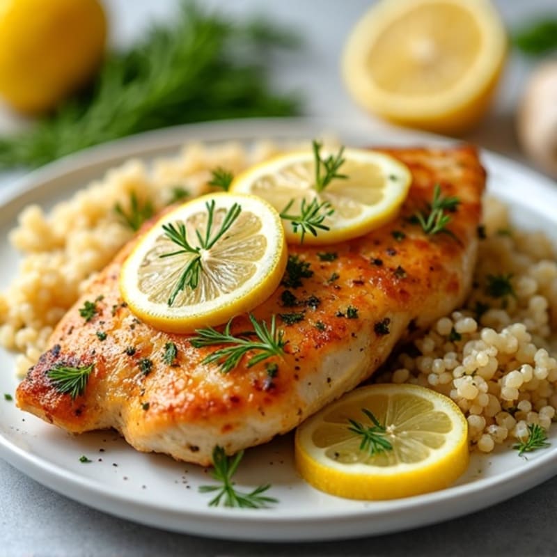 Lemon Dill Pan Seared Chicken
