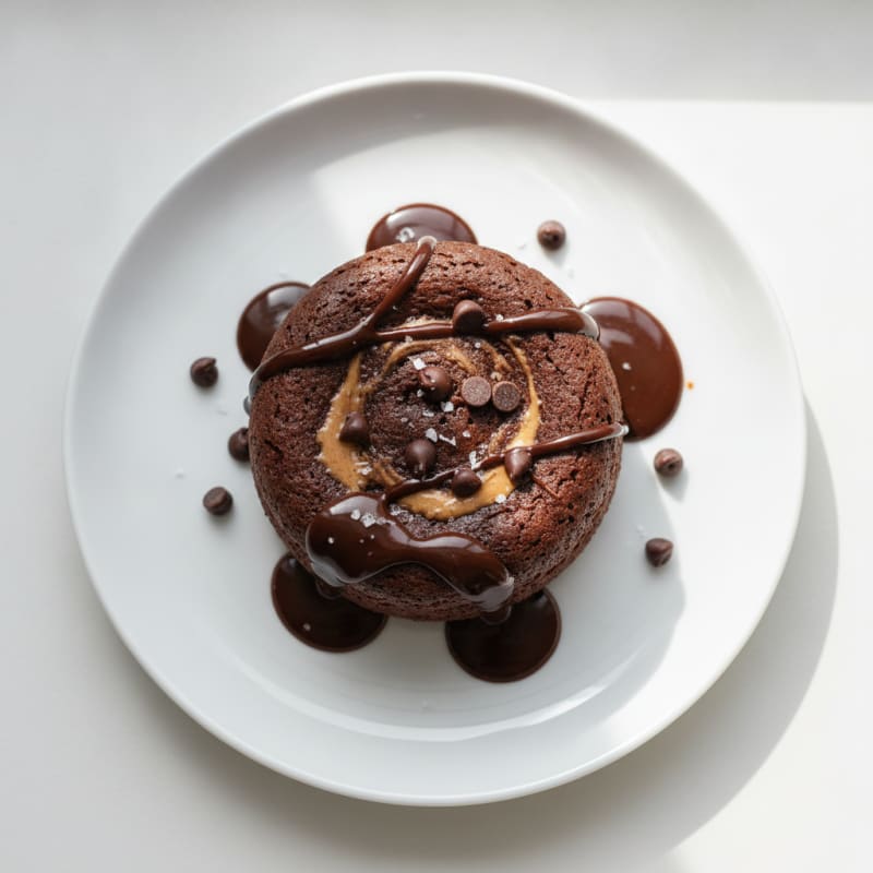 High-Protein Chocolate Ganache Mug Cake