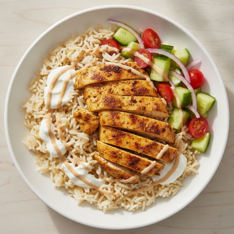 Chicken Shawarma Rice Bowl