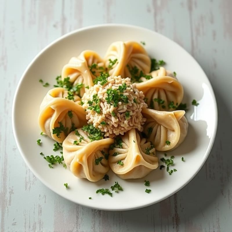 Lightened-Up Shredded Chicken and Herb Dumplings