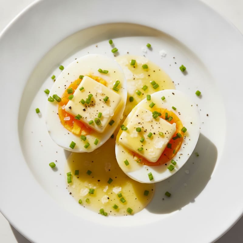 Hard-Boiled Eggs with Grass-Fed Butter