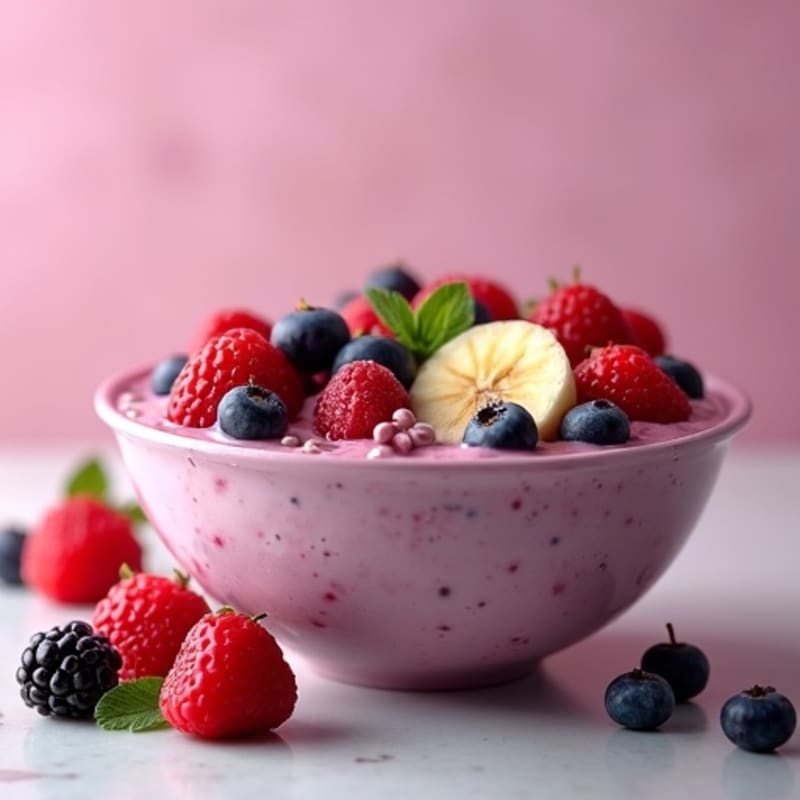 Creamy Acai Berry Smoothie Bowl