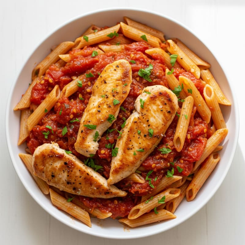 Slow-Cooked Tomato and Herb Pasta