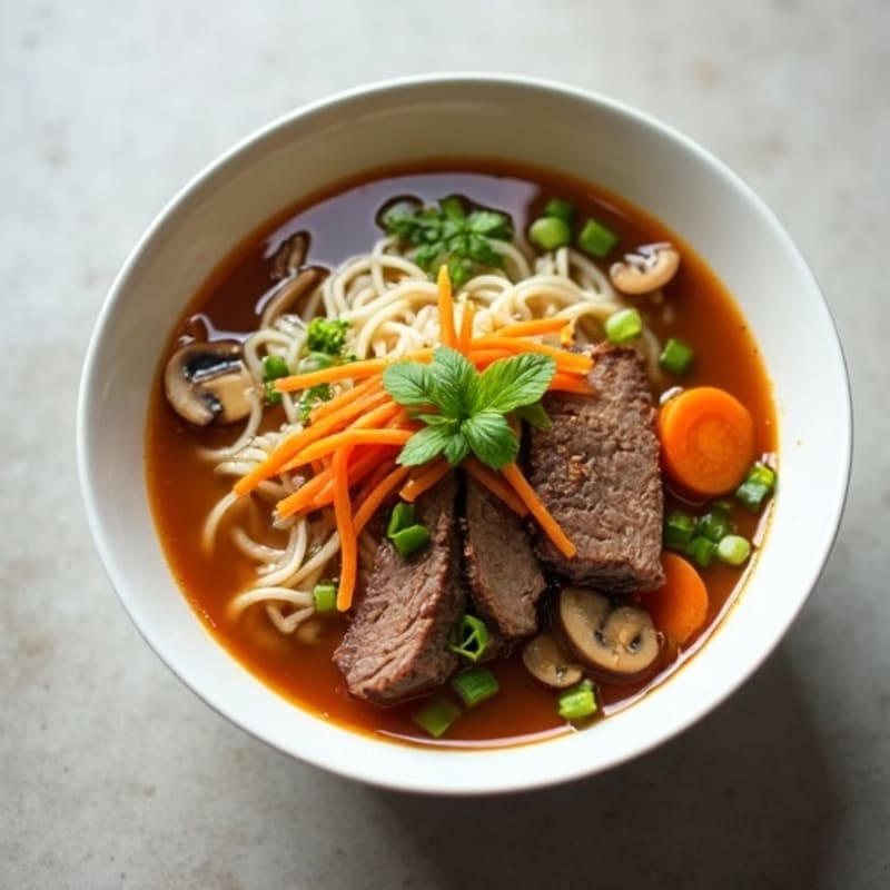 Ginger-Lemongrass Beef Noodle Soup