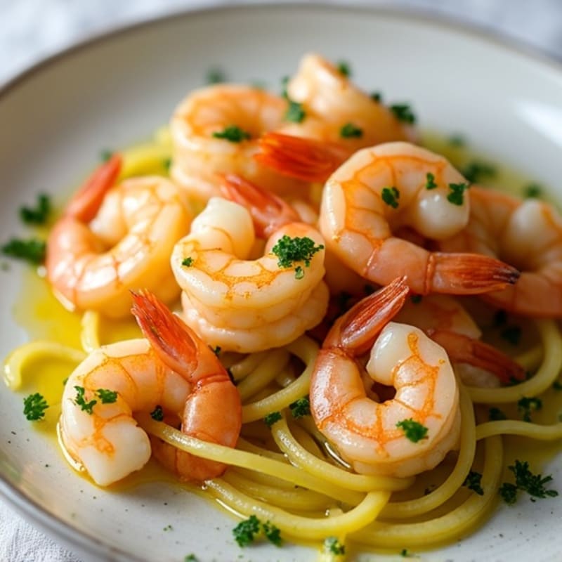 Lemon-Garlic Butter Shrimp with Fresh Herbs