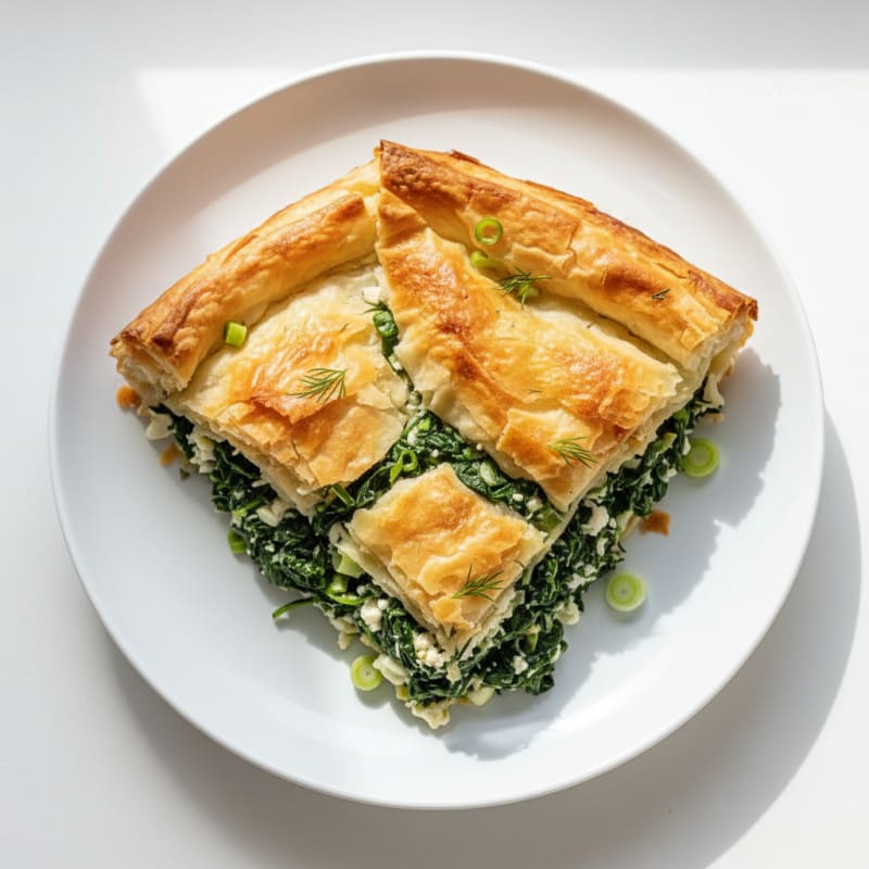 Spinach and Feta Phyllo Pie