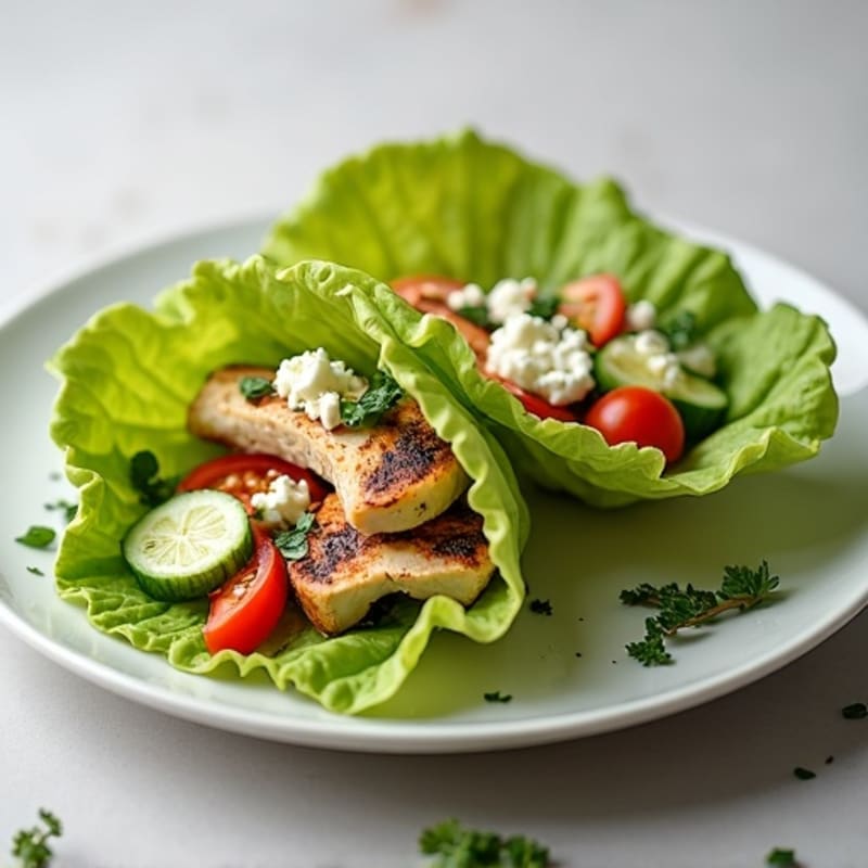 Herb-Grilled Chicken Lettuce Wrap