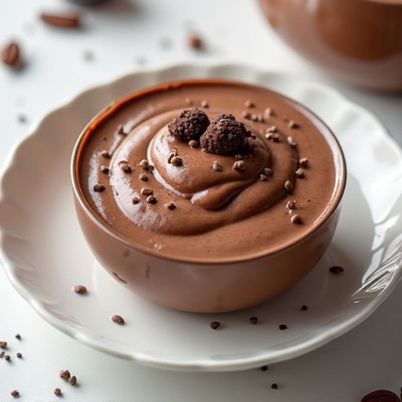 Silky Chocolate Protein Pudding with Greek Yogurt