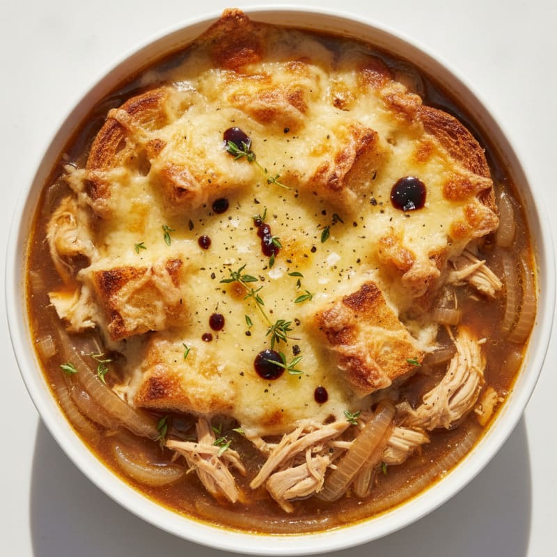 Caramelized Onion and Gruyere Soup
