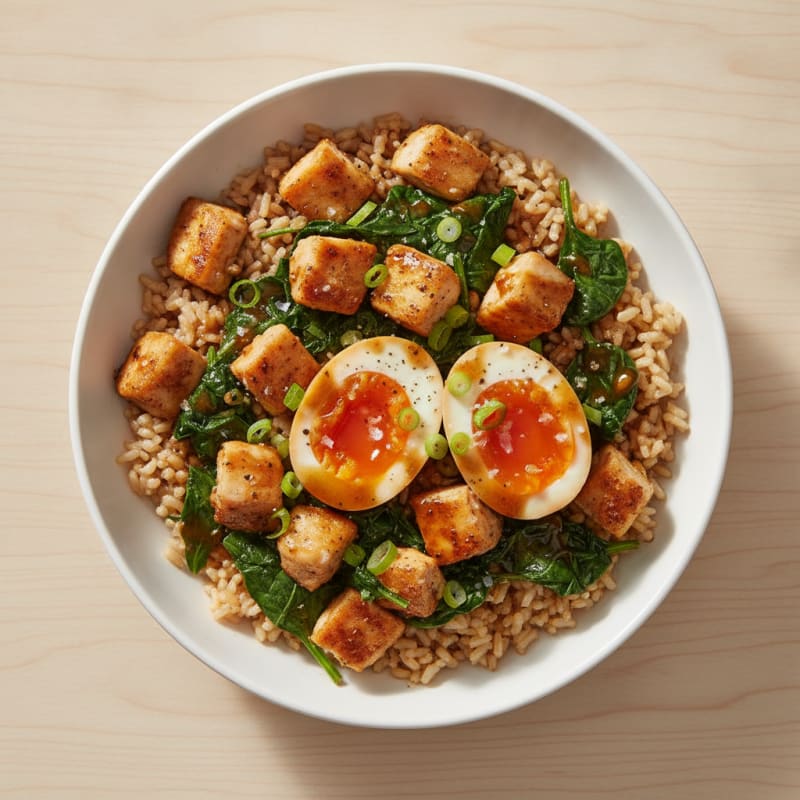 Savory Breakfast Rice Bowl