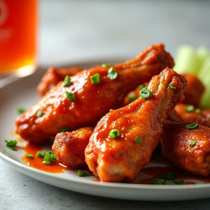 Crispy Baked Honey-Sriracha Wings