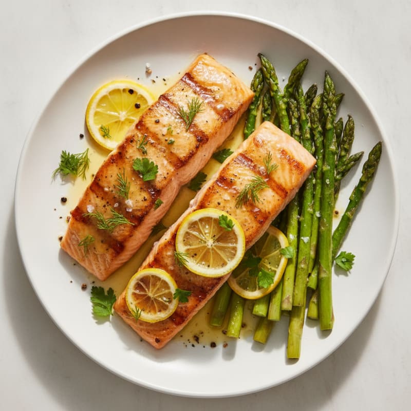 Lemon Herb Grilled Salmon