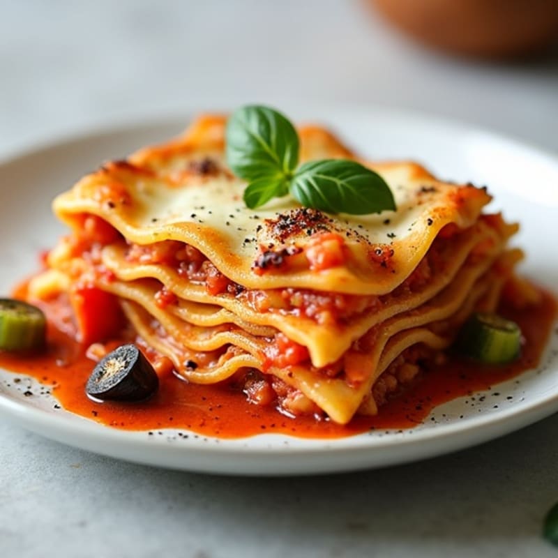 Roasted Vegetable Ricotta Lasagna