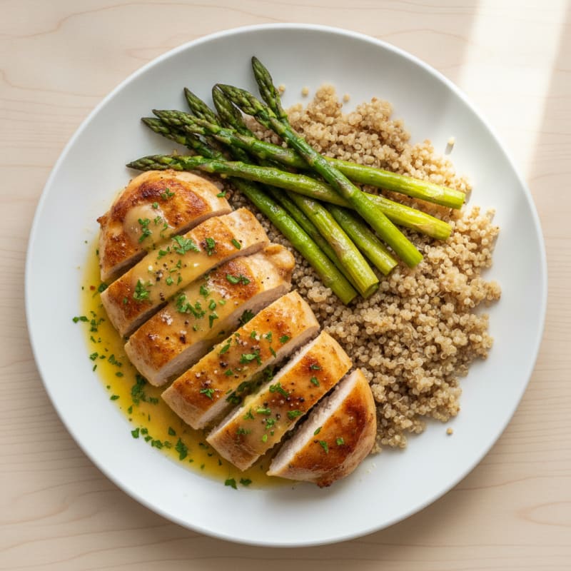 Pan-Seared Chicken with Lemon-Herb Sauce