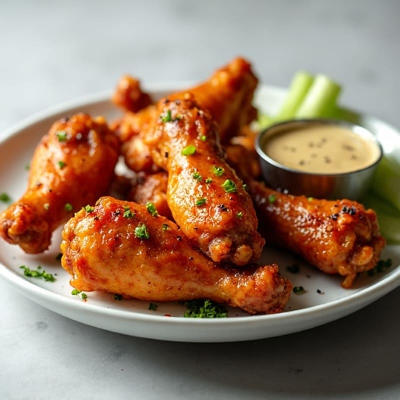 Crispy Baked Honey-Garlic Chicken Wings