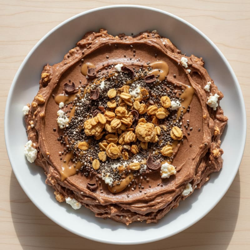 Chocolate Peanut Butter Cottage Cheese Whip