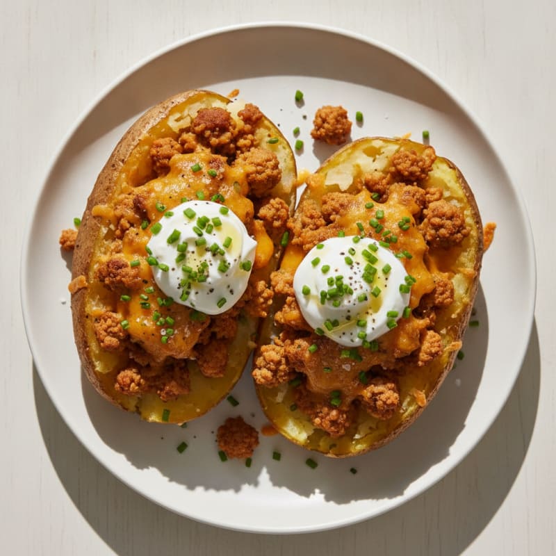 Loaded Baked Potatoes with Chives