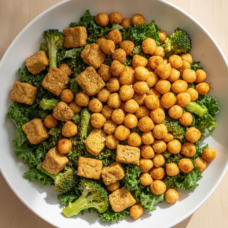 Roasted Chickpea and Veggie Power Bowl