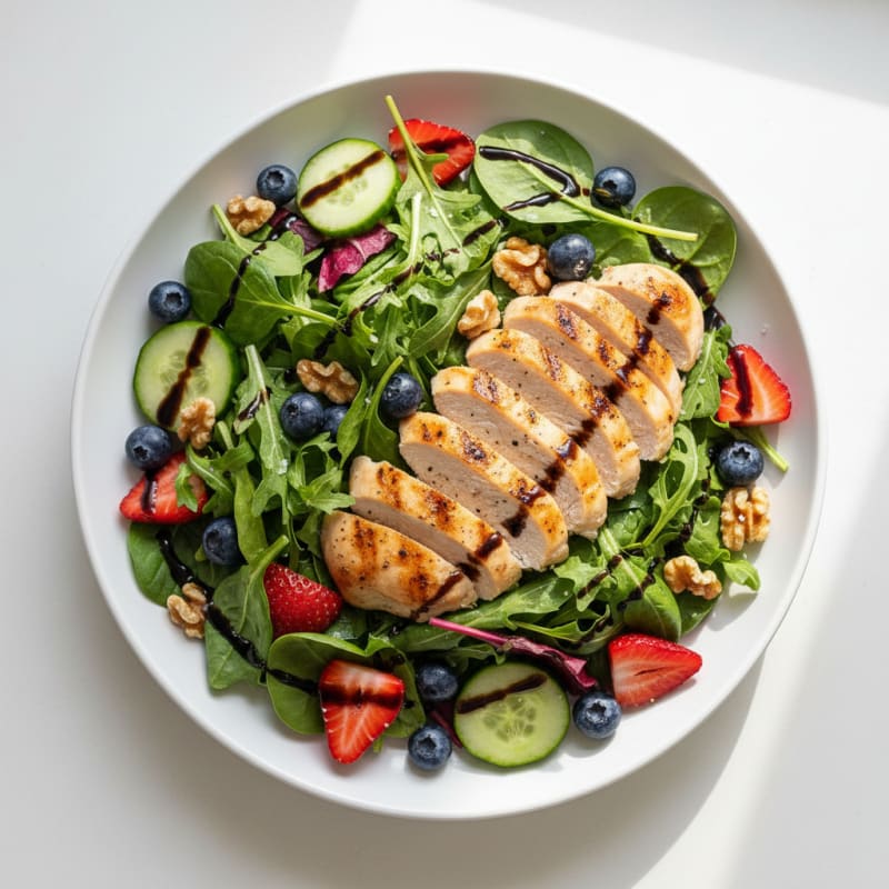 Grilled Chicken and Berry Salad