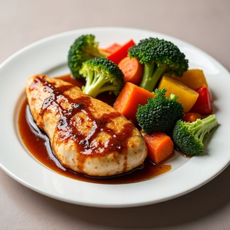 Teriyaki Chicken with Roasted Vegetables