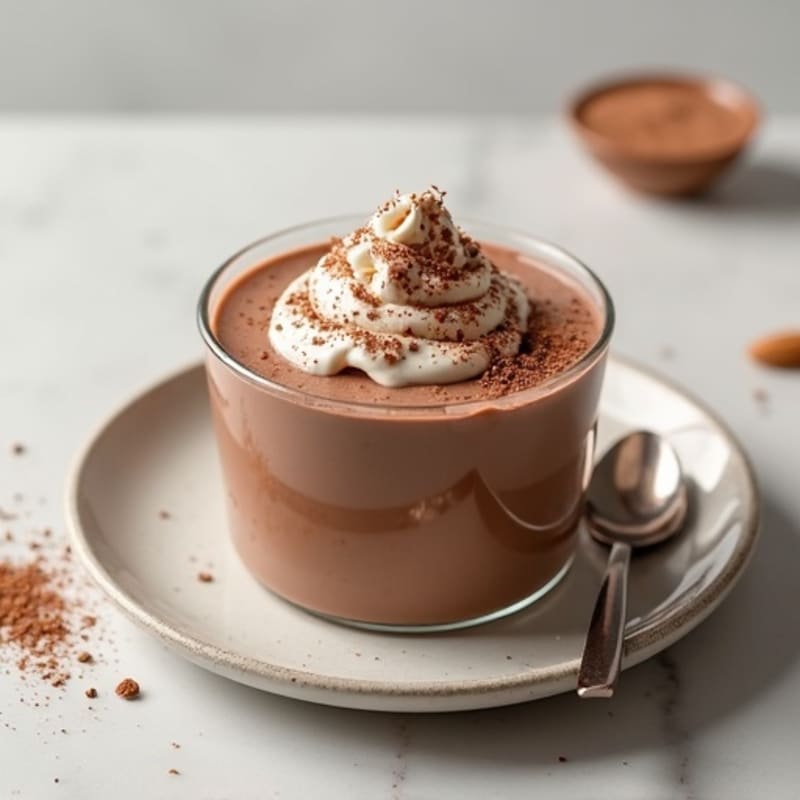 Creamy Chocolate Protein Mousse with Collagen Peptides