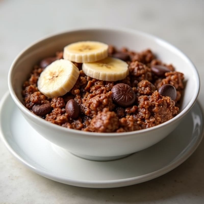 Molten Chocolate Protein Baked Oats