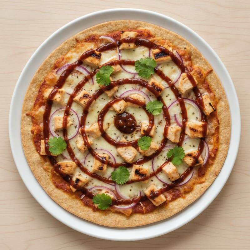 High-Protein BBQ Chicken Pizza