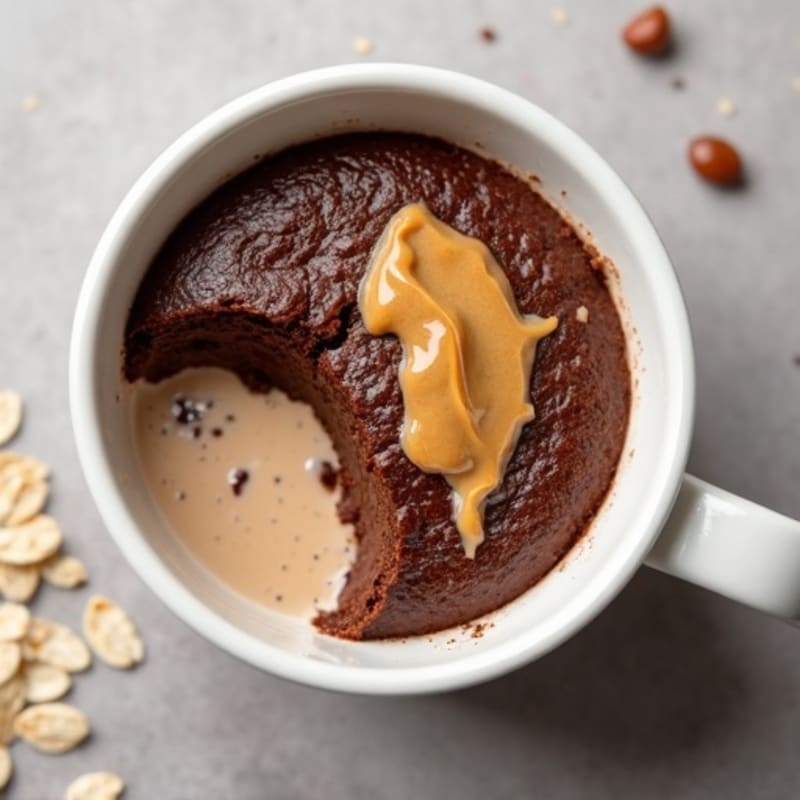 Healthy Chocolate Protein Mug Cake