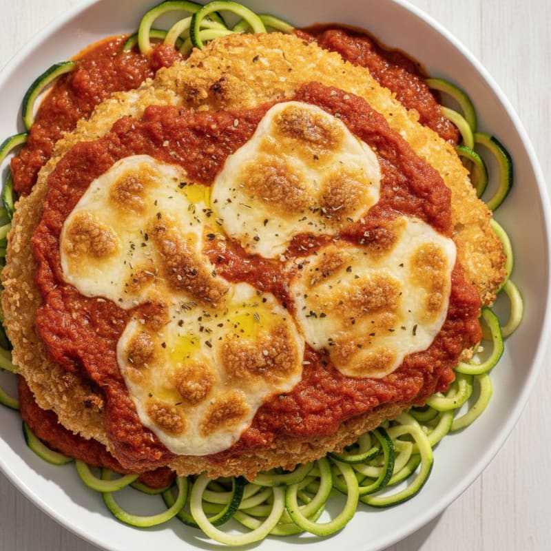 Crispy Chicken Parmesan with Marinara