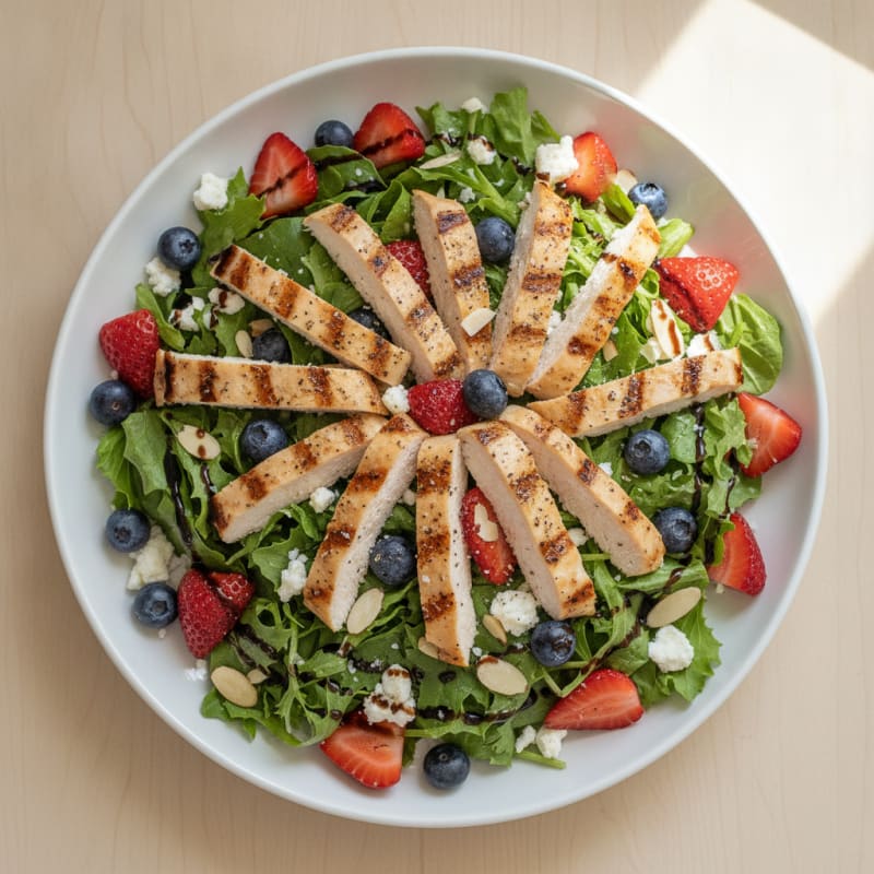 Grilled Chicken and Berry Salad