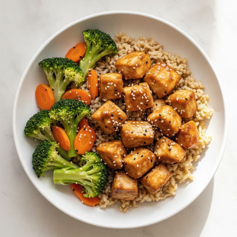 Teriyaki Chicken and Vegetable Bowl
