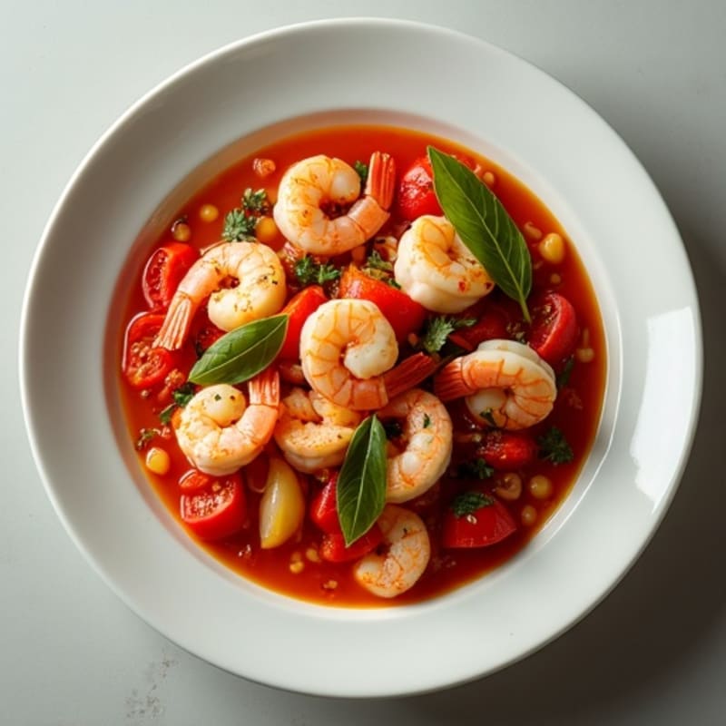 Herb-Garlic Seafood Cioppino with Fresh Tomatoes
