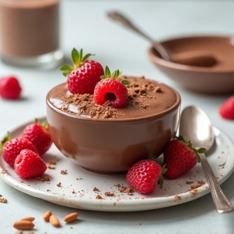 Silky Chocolate Protein Pudding