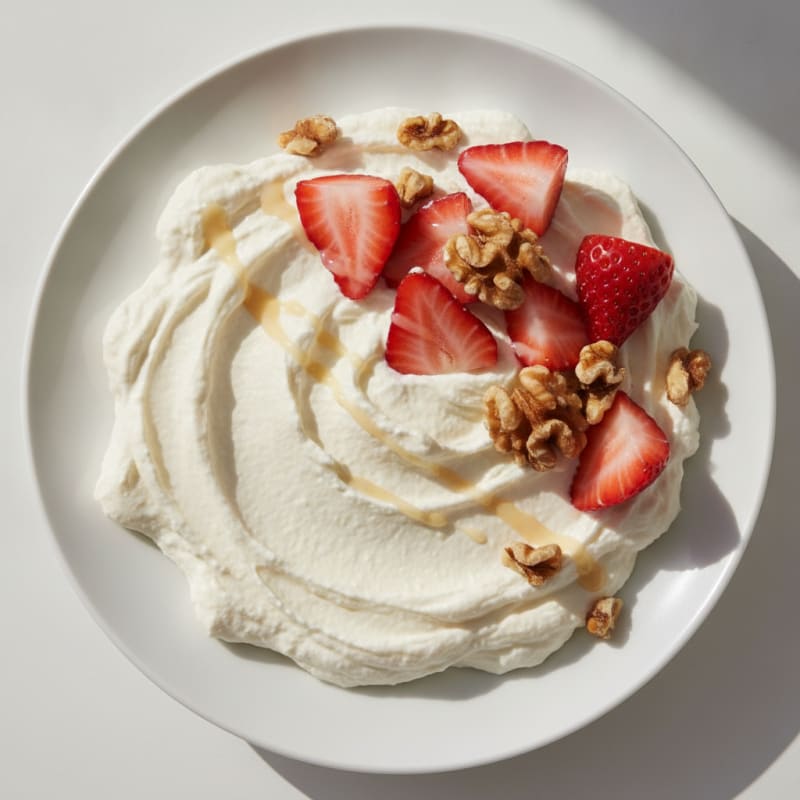 Silky Greek Yogurt Protein Mousse with Berries